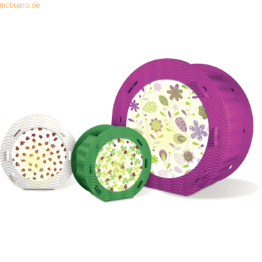 Bild von Ursus, Laterne, Laternen rund 3D-Wellpappe 21cm VE=10 Stück 10 Farben sortiert (10 x)