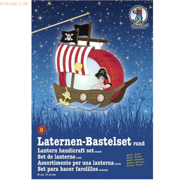 Bild von URSUS Bastelnaturmaterial URSUS Laternen-Bastelset 8 Pirat 1