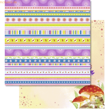 Bild von Ursus - Ludwig Bähr Bastelfilz Scrapbook Paper Premium Glitter 30,5x30,5cm VE=25 Blatt Motiv 140.