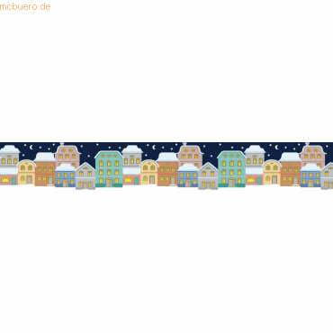 Bild von 5 x Ludwig Bähr Masking Tape 30mmx10m Winterdorf