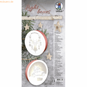 Bild von Ludwig Bähr Light Boxes 15,3cm Car&Reindeer