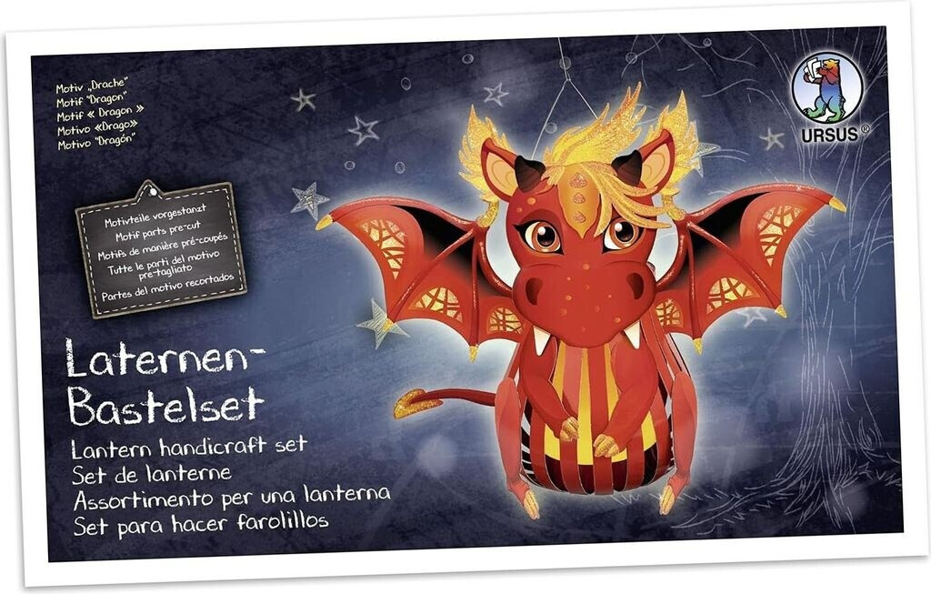 Bild von Ursus - Ludwig Bähr Umzugslaterne URSUS Laternen-Bastelset "Drache