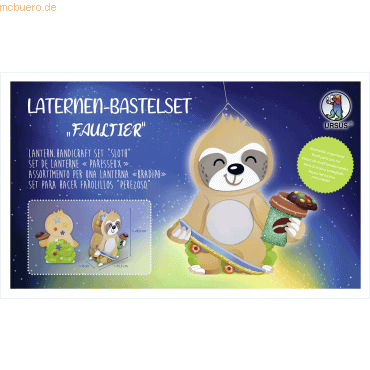 Bild von Ursus - Ludwig Bähr Umzugslaterne Ursus LATERNEN-BASTELSET "FAULTIER