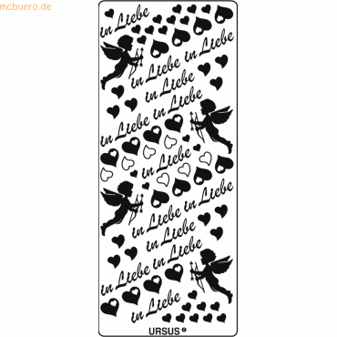 Bild von 5 x Ludwig Bähr Hologramm-Kreativsticker 10x23cm Motiv 27 VE=1 Stück g