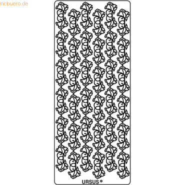 Bild von Ursus, Sticker, Hologramm-Kreativsticker 10x23cm Motiv 47 VE=5 Stück gold