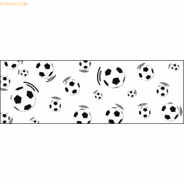 Bild von 5 x Ludwig Bähr Transparentpapier Rolle 115g/qm 50x61cm Fußball Bälle