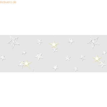 Bild von Ludwig Bähr Transparentpapier White Line Glitter 180g/qm A4 VE=25 Blat