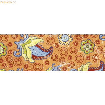 Bild von Ursus - Ludwig Bähr Bastelkartonpapier Transparentpapier 115g/qm A4 VE=25 Blatt Paradiso orange Motiv 1
