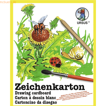 Bild von Ursus, Bastelpapier, Zeichenkarton 120g/qm A2 VE=25 Blatt (120 g/m², 25 x)