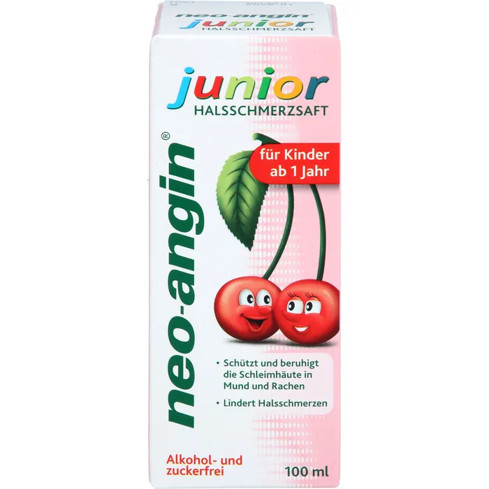 Bild von Neo Angin Junior Halsschmerzsaft 100 ml - Bei Halsschmerzen für Kinder ab 1 Jahr