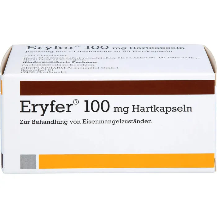 Bild von Eryfer 100 50 Kapseln - Bei Eisenmangel