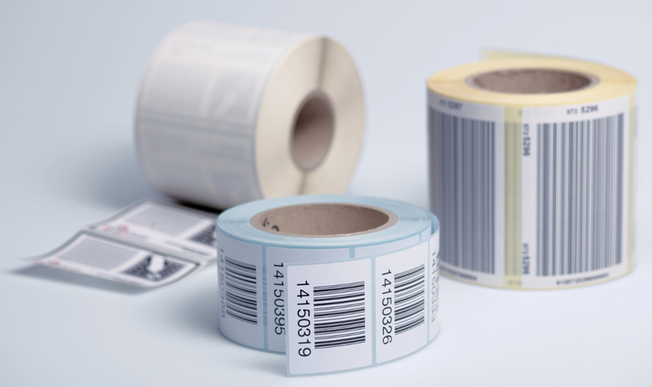 Bild von 12 x HERMA Rollenetiketten 52x25mm weiß Wicklung innen VE=5000 Stück