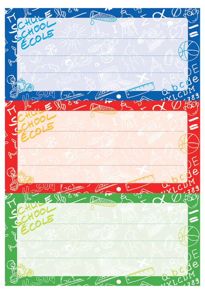 Bild von Herma, Etiketten, Buchetiketten "Schoolydoo", 76 x 35 mm