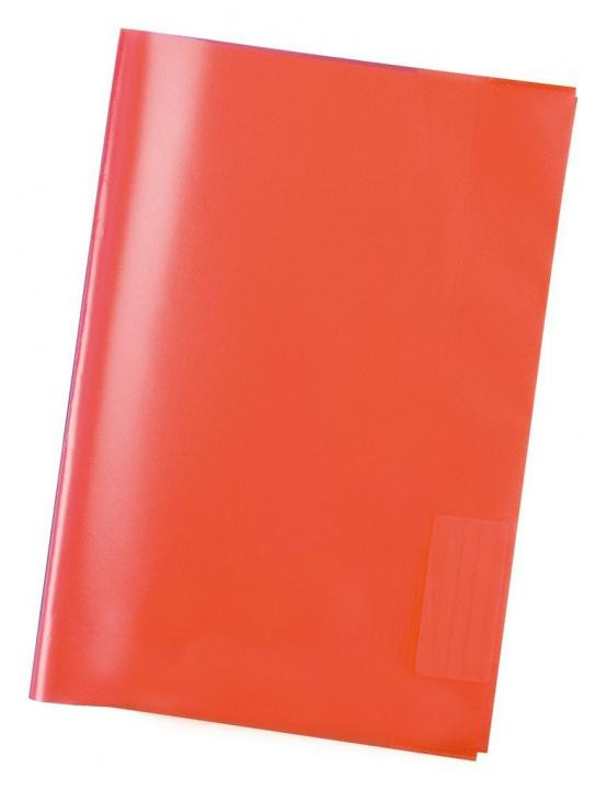 Bild von Herma, Heft + Block, Heftschoner, DIN A5, aus PP, transparent-orange mit Beschriftungsetikett (A5)