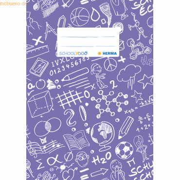 Bild von 10 x Herma Heftschoner A5 Schoolydoo violett