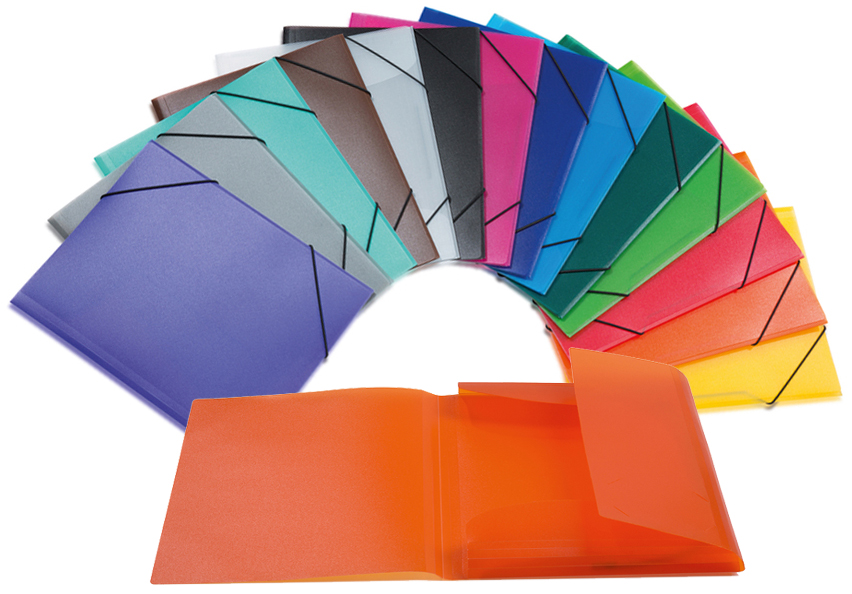 Bild von HERMA Organisationsmappe Herma 19501 Gummizugmappe A4 PP transluzent schwarz(P)
