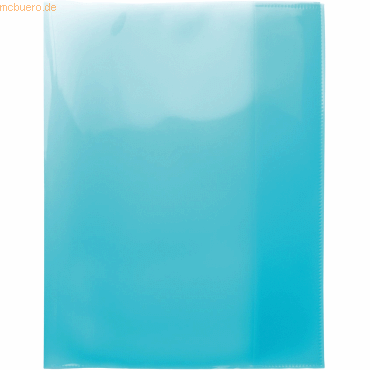 Bild von 10 x HERMA Heftschoner Transparent Plus Quart türkis