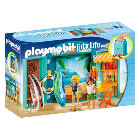Bild von PLAYMOBIL City Life 5641 Aufklapp-Surf-Shop, Ab 4 Jahren