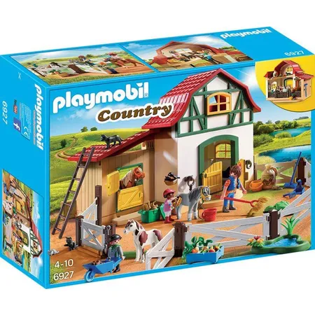 Bild von PLAYMOBIL Country 6927 Ponyhof mit vielen Tieren und Heuboden, Ab 4 Jahren