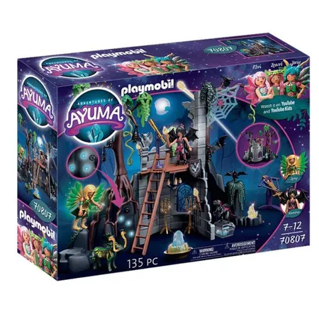 Bild von PLAYMOBIL Adventures of Ayuma 70807 Bat Fairies Ruine, Mit Lichteffekt, Spielzeug für Kinder ab 7 Jahren