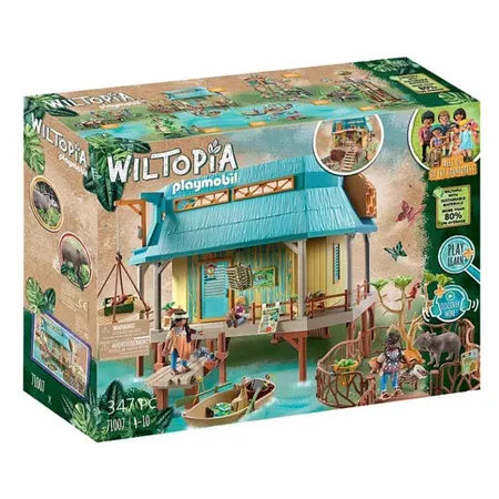 Bild von Playmobil® Stapelspielzeug PLAYMOBIL 71007 Wiltopia Tierpflegestation, Konstruktionsspielzeug