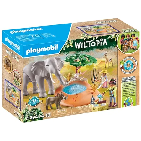 Bild von Playmobil® Konstruktions-Spielset »Spritztour zum Wasserloch (71294), Wiltopia«, (35 St.), teilweise aus recyceltem Material; Made in Europe