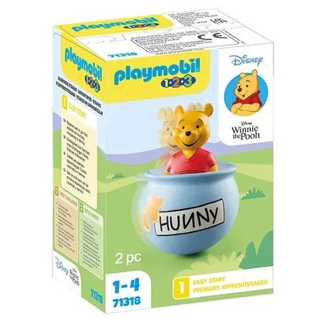 Bild von Playmobil Kidswear Lernspielzeug Playmobil 1.2.3 Winnie the Puuh Stehauf Honigtopf 71318 Lernspielzeug
