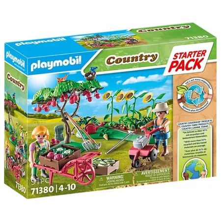 Bild von PLAYMOBIL Konstruktionsspielzeug Country Starter Pack Bauernhof Gemüsegarten