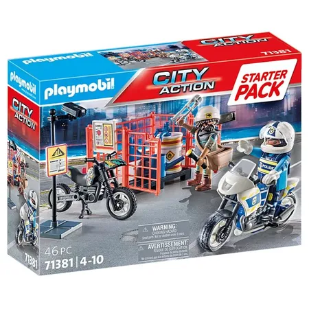 Bild von PLAYMOBIL Konstruktionsspielzeug City Action Starter Pack Polizei