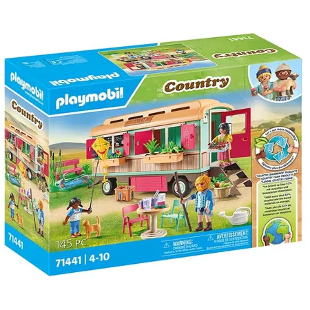Bild von Playmobil® Konstruktions-Spielset »Gemütliches Bauwagencafé (71441), Country«, (145 St.), teilweise aus recyceltem Material; Made in Germany