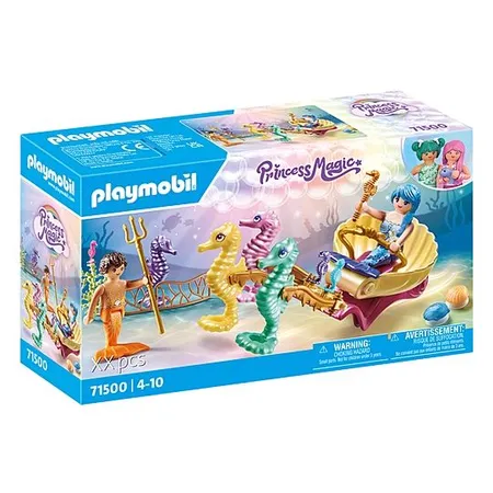 Bild von PLAYMOBIL Konstruktionsspielzeug Princess Magic Meeresbewohner mit Seepferdchenkutsche