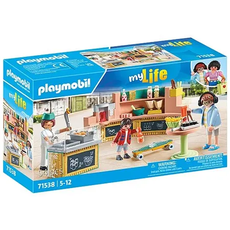 Bild von Playmobil® PLAYMOBIL myLife Food Lounge, Konstruktionsspielsteine, (54 St)