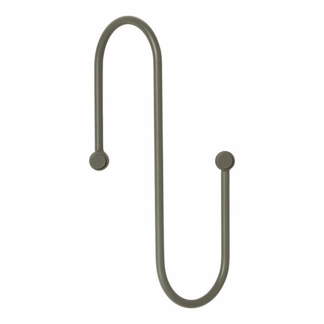 Bild von Blomus CURL Garderobenleiste steel gray small 14 x 26 cm