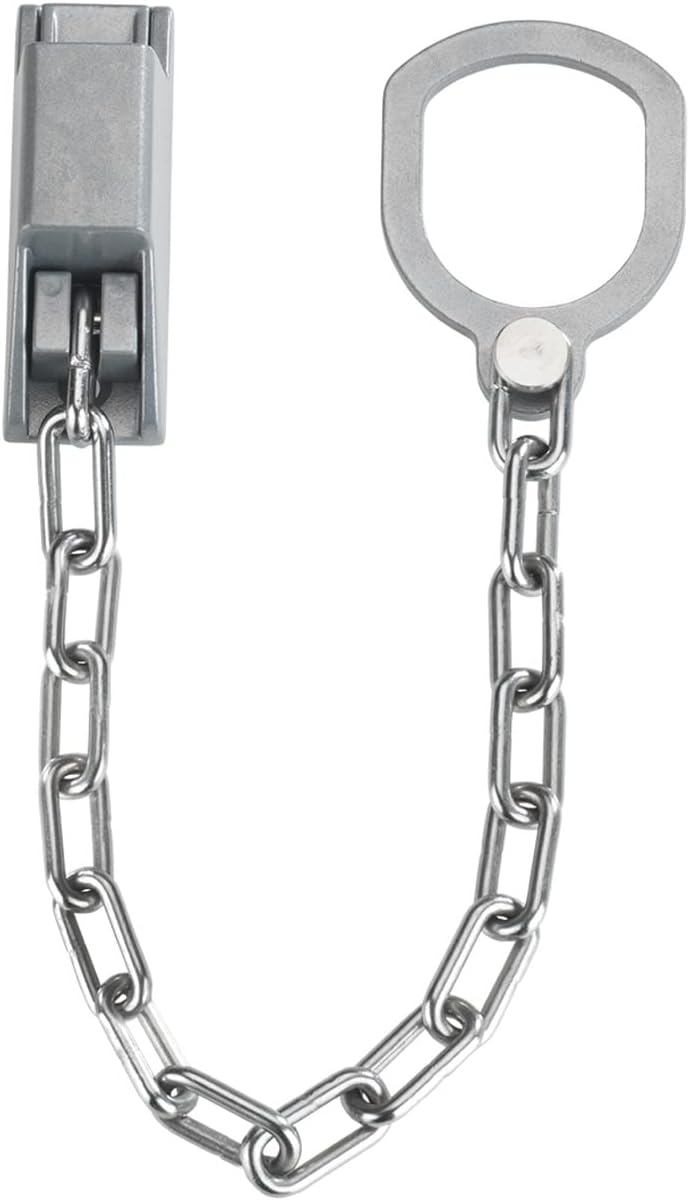 Bild von Maximex Türgriff-Kette abschließbar, kein Anbohren notwendig, optimaler Schutz für Haushund Eingangstüren, einfachste Anwendung, auch für Metallkunde Glastüren geeignet