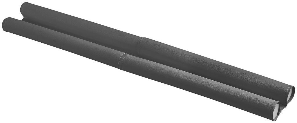 Bild von Zugluftstopper MAXIMEX, schwarz, B:80cm H:3,8cm L:13cm, Polyvinylchlorid, Funktionskissen, schwarz, faltbar