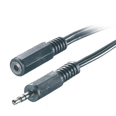 Bild von Vivanco Vivanco PS L 500 Audiokabel Verlängerung Audio-Kabel, 3,5 mm Klinkenstecker, 3,5 mm Klinkenkupplung, 1,5 Meter Kabel für optimale Flexibilität