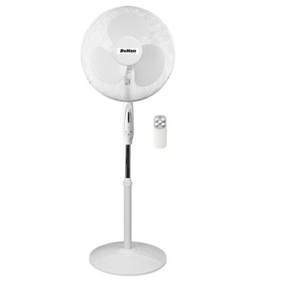 Bild von DEKO - Standventilator ø390mm 60W 3stuf ws 440mm FB Fernbedienung Oszillation