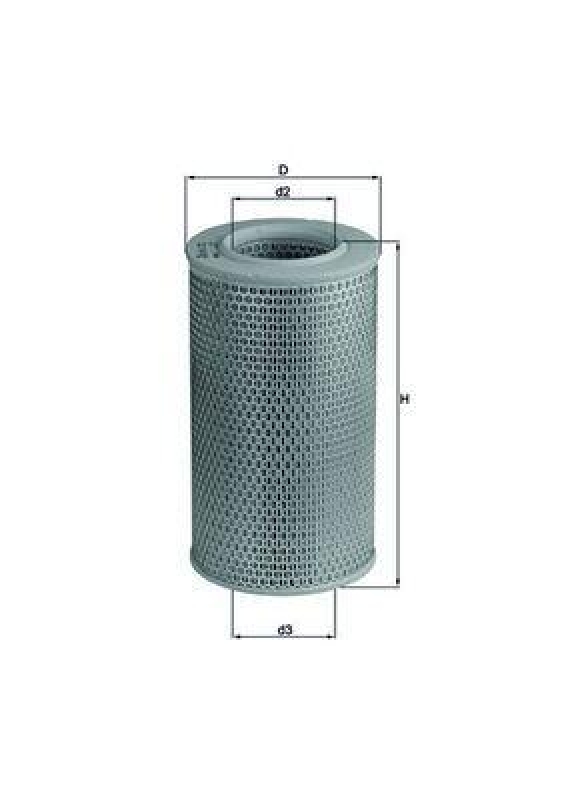 Bild von MAHLE Luftfilter  159,0mm für PEUGEOT FIAT CITROËN 71771375 1444A0 144499 LX 611