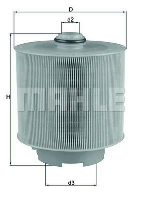 Bild von MAHLE ORIGINAL Luftfilter Filtereinsatz LX 1006/2D Motorluftfilter,Filter für Luft AUDI,A6 Avant (4F5, C6),A6 Avant (4B5, C5),A6 Limousine (4F2, C6)
