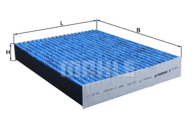 Bild von MAHLE ORIGINAL Innenraumfilter CareMetix® LAO 855 Filter, Innenraumluft,Pollenfilter VW,PORSCHE,Touareg (7P5, 7P6),Cayenne (9PA),Cayenne (92A)