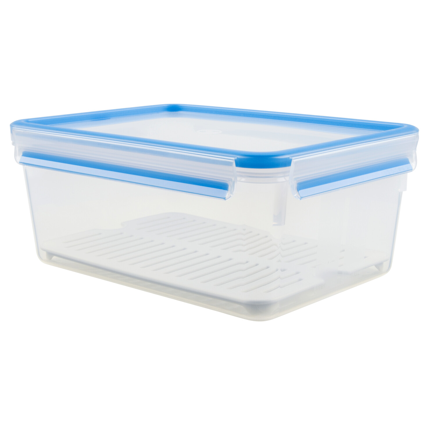 Bild von emsa Frischhaltedose CLIP & CLOSE 11 cm hoch 3,7 l transparent, blau