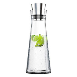 Bild von Emsa Karaffe »515675 Flow Slim«, automatische Verschlusskappe, Ausgießer, mundgeblasenes Glas, 1 L