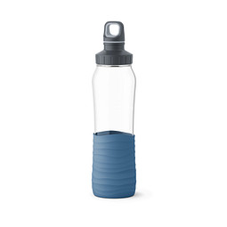 Bild von EMSA KW DRINK2GO GLASS N3100200 - 700 ml - Tägliche Nutzung - Blau - Transparent - Glas - Schraubdeckel - Polypropylen (PP) (N3100200)