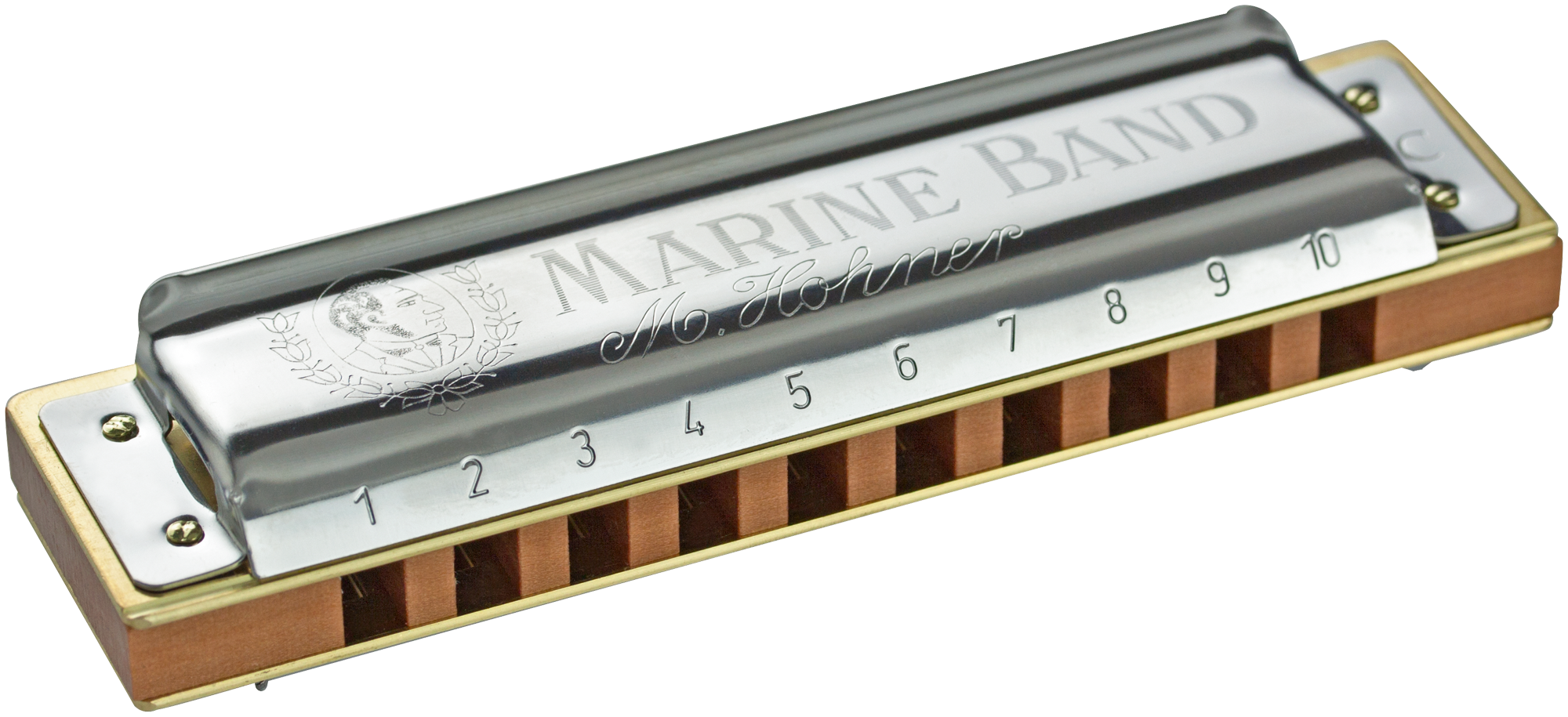 Bild von Hohner Mundharmonika, Mundharmonikas, Diatonische Mundharmonikas, Marine Band "Classic" Db 20 Stimmzungen - Diatonische Mundharmonika