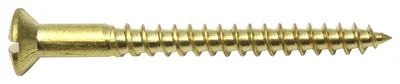 Bild von Holzschraube Linsensenkkopf Messing