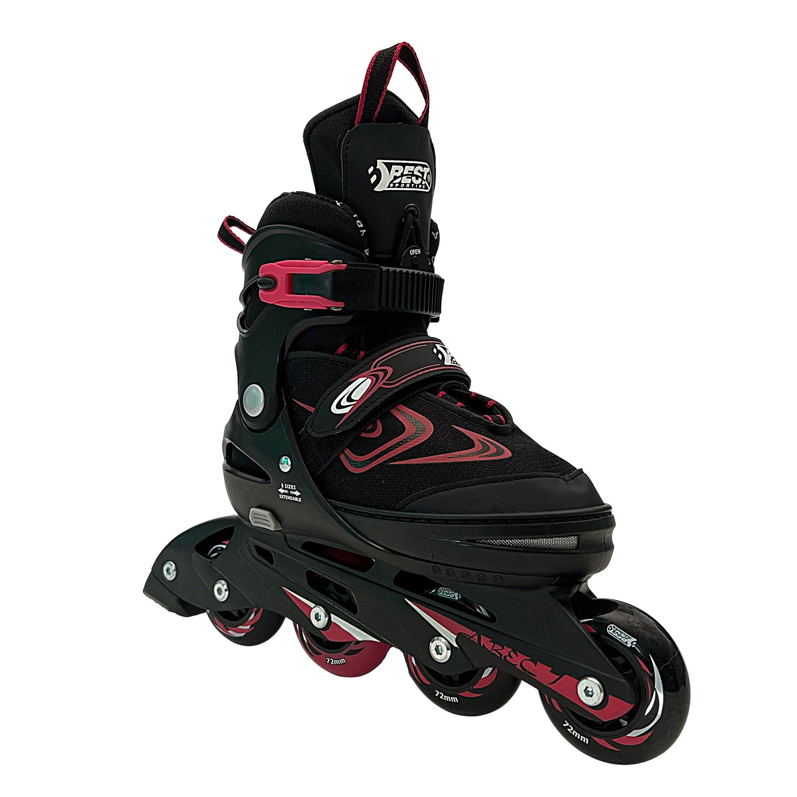 Bild von Best Sporting Inlineskates Robuste Inliner für Jugendliche mit Bremse I Mit 4 Rollen, Rollschuhe größenverstellbar