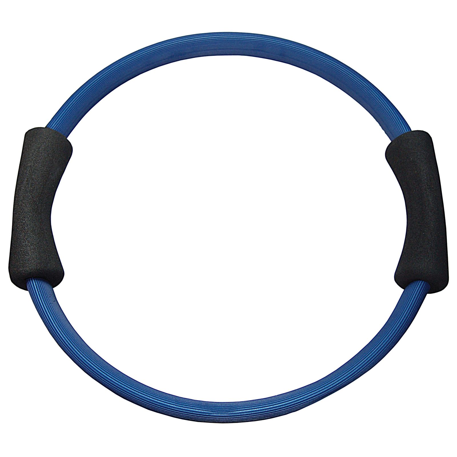 Bild von Best Sporting Pilates Power Toning-Ring 37cm in blau I Widerstand Mittel I Fitnessring mit Schaumstoffgriffen I Trainiert besonders die Brust-, Arm-, Bein- und Bauchmuskeln I Inkl. Übungsanleitung