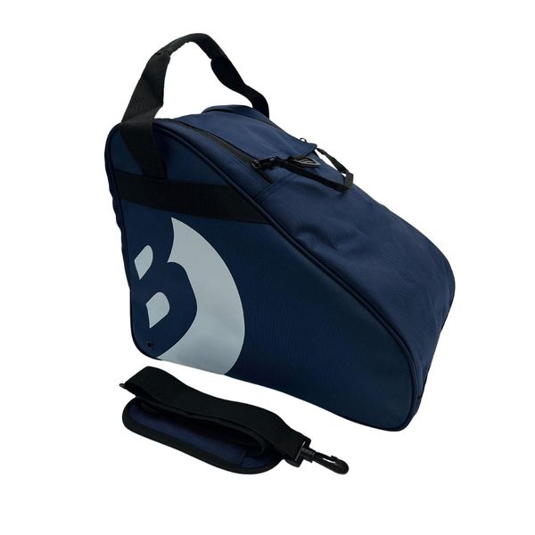 Bild von Best Sporting Tasche für Inlineskates und Schlittschuhe I Schlittschuhtasche mit verstellbarem Trageriemen I Rollschuhtasche in Marine I große Inliner-Tasche I Schlittschuhe Tasche