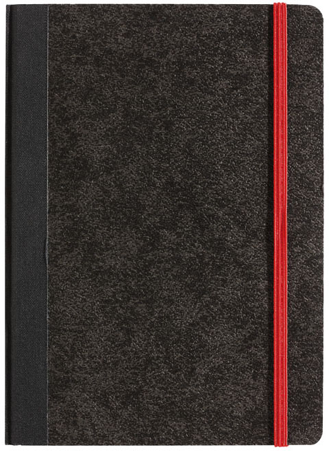 Bild von 4 x Pagna Notizbuch schwarz Classica A4 192 Seiten kariert