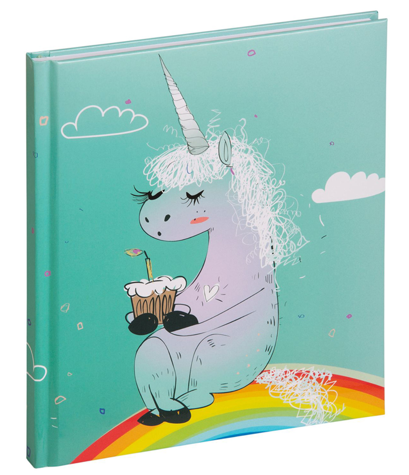 Bild von 5 x Pagna Poesiealbum Einhorn 15,5x18cm 128 Seiten blanko